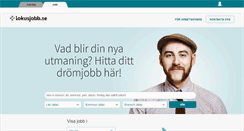 Desktop Screenshot of lokusjobb.se